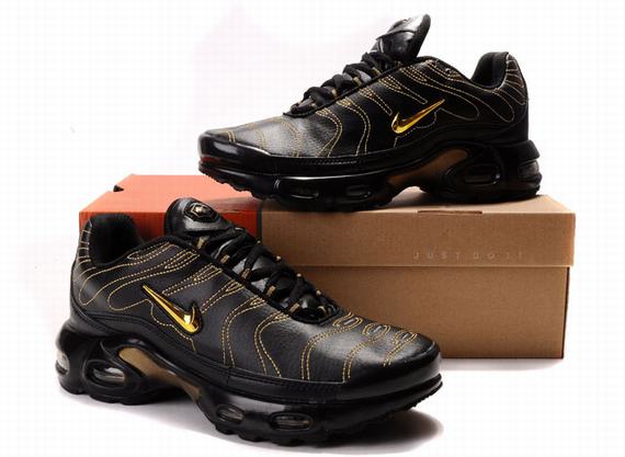 New Men\'S Nike Air Max Tn Black/Gold
